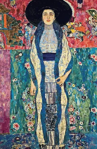 MondiLab Gobelin woven tapestry  120/180 Adele Klimt WH2192 streched on a stretcher bar (105721)