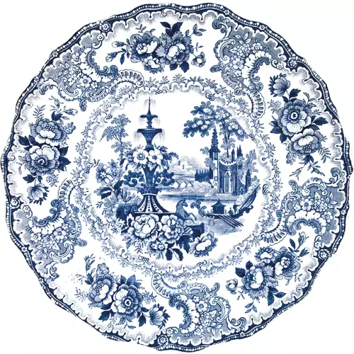 MondiLab Royal blue plate  (102147)