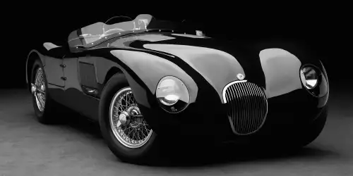 MondiLab 1951 Jaguar C-Type I B&W  (103460)